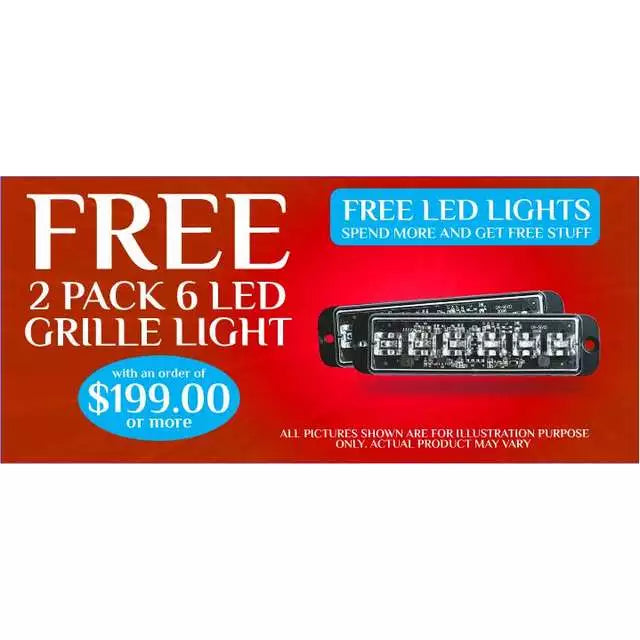 2 PACK 6 LED GRILLE LIGHT PROMO_offers_ledoutfitters