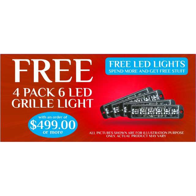 4 PACK 6 LED GRILLE LIGHT PROMO_offers_ledoutfitters
