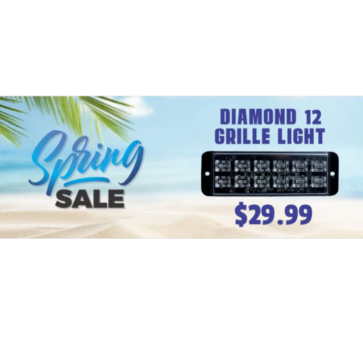 SPRING SALE DIAMOND 12 GRILLE LIGHT