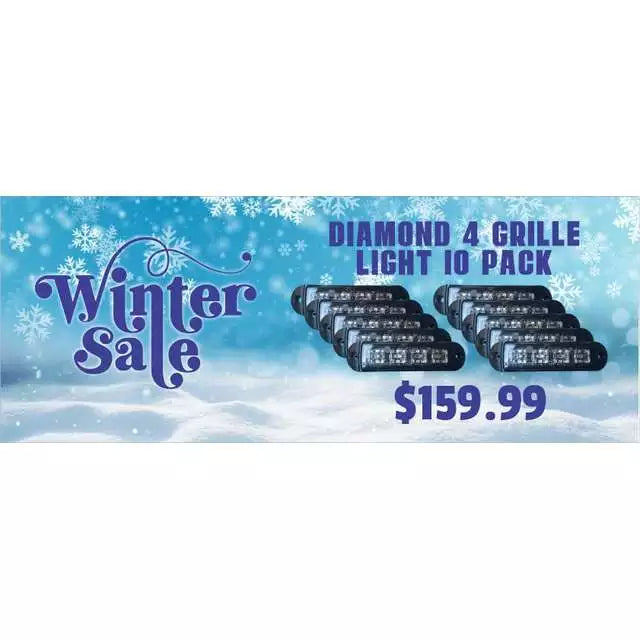 SPRING SALE DIAMOND 4 LED GRILLE LIGHT 10 PACK SALE_springsale_ledoutfitters