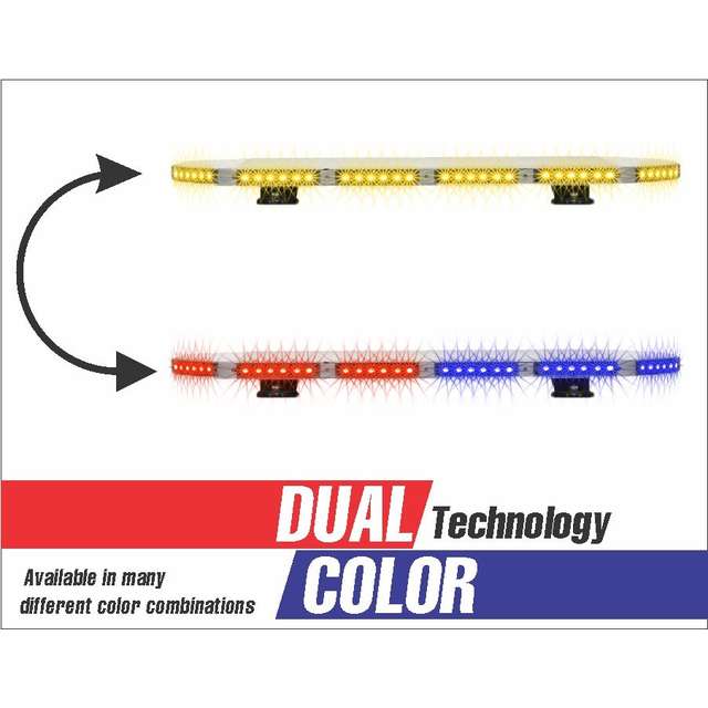 27" DUAL COLOR ENFORCER MINI LED LIGHT BAR_ledlights_ledoutfitters