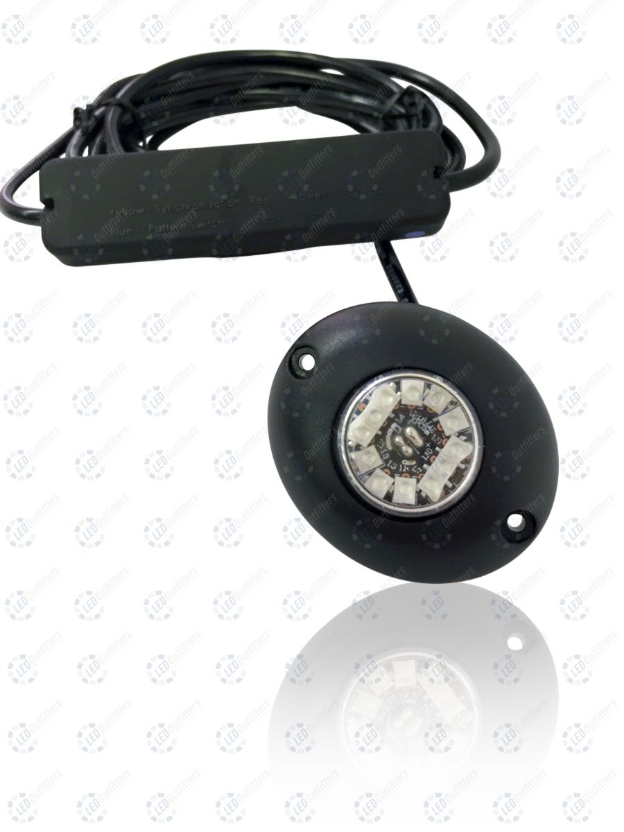 4 PIECE DAMEGA COMET SERIES LHA 12 HIDE AWAY + INLINE FLASHER_led-hide-away_ledoutfitters